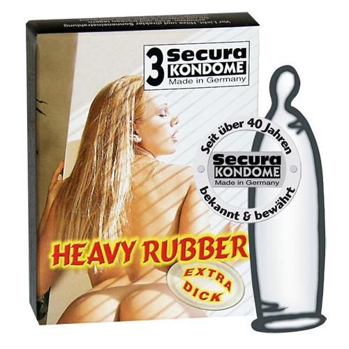 Prezervatyvai "Heavy rubber, 3 vnt."